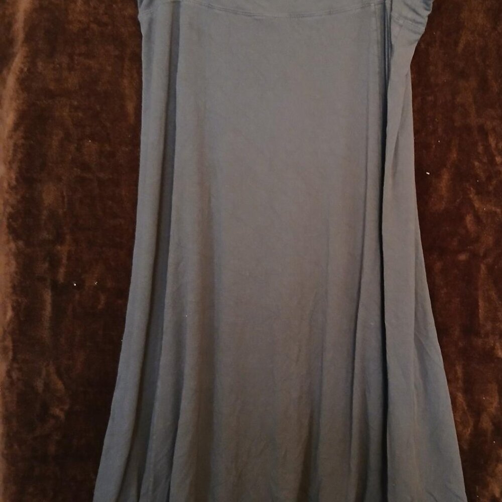 J. Jill dark gray XL stretchy midi length skirt